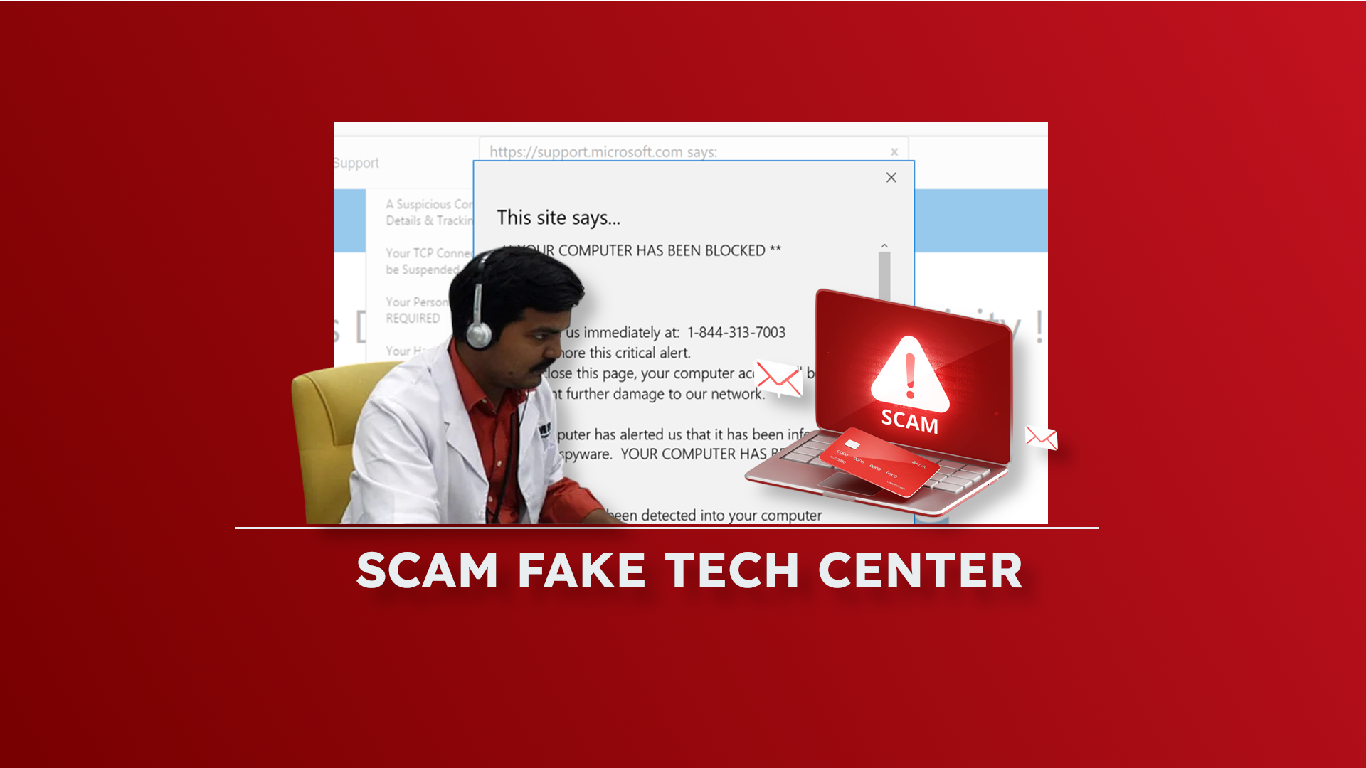 Inside the Phishing Activities of Fake Tech Support Centers of the Scam Cities