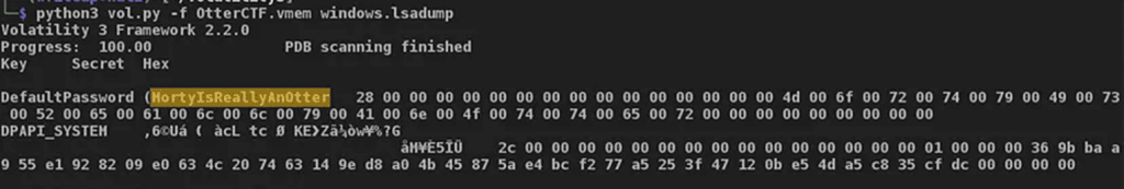 Volatility Forensics Memory Dump Example 1